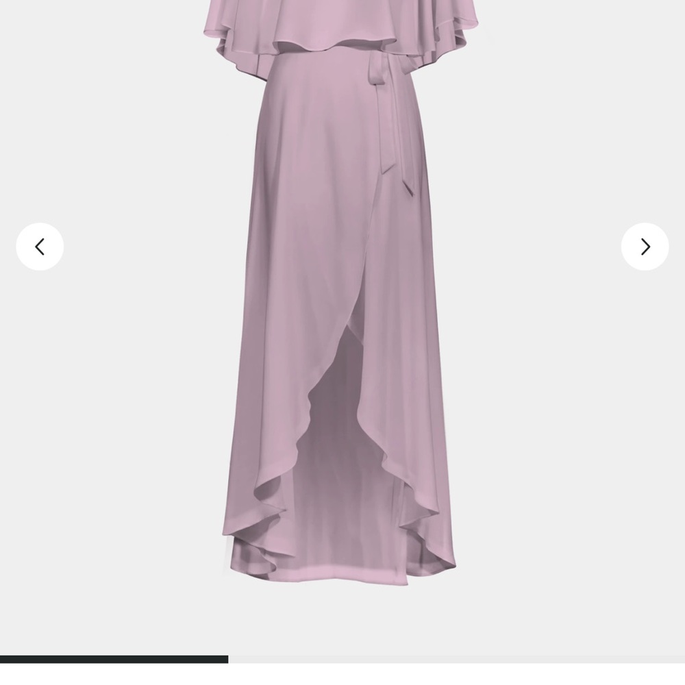 Airy chiffon creates a dreamy vibe on this maxilength dress by Jessica Howard - Picture 6 of 6